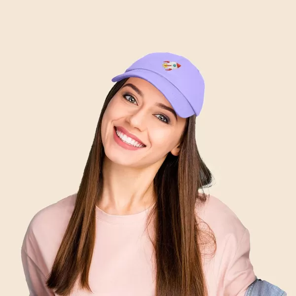DALIX Rocket Hat Space Dad Caps Embroidered Custom Cap Cotton Hats NASA