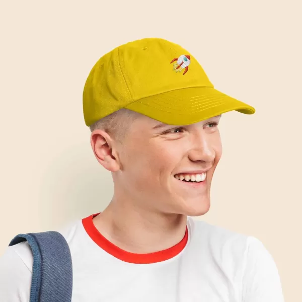 DALIX Rocket Hat Space Dad Caps Embroidered Custom Cap Cotton Hats NASA