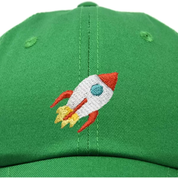 DALIX Rocket Hat Space Dad Caps Embroidered Custom Cap Cotton Hats NASA