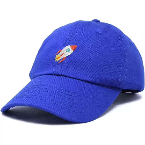 DALIX Rocket Hat Space Dad Caps Embroidered Custom Cap Cotton Hats NASA