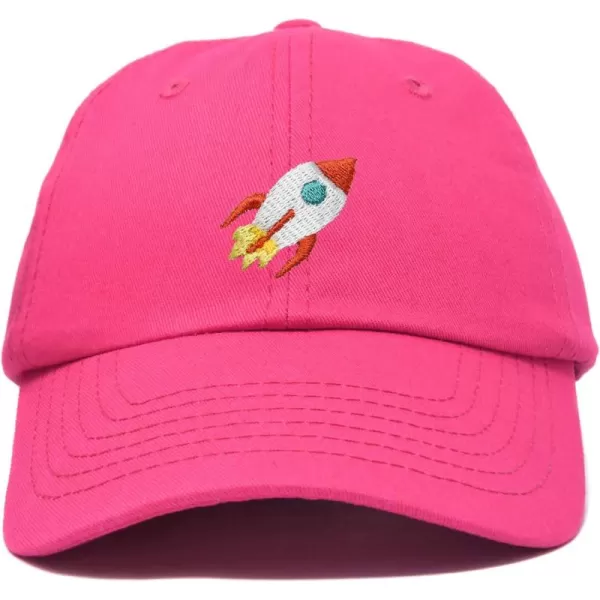 DALIX Rocket Hat Space Dad Caps Embroidered Custom Cap Cotton Hats NASA