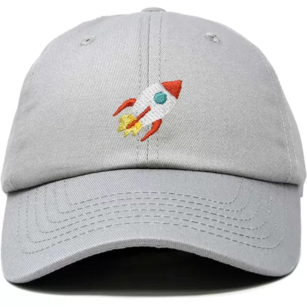DALIX Rocket Hat Space Dad Caps Embroidered Custom Cap Cotton Hats NASA