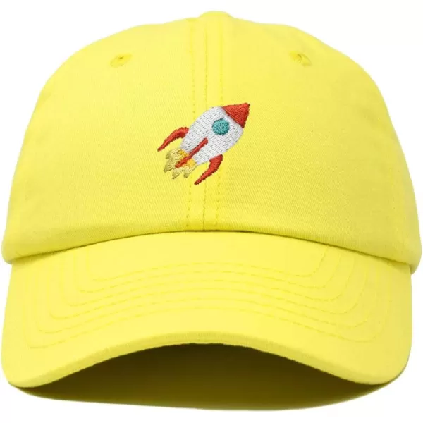 DALIX Rocket Hat Space Dad Caps Embroidered Custom Cap Cotton Hats NASA