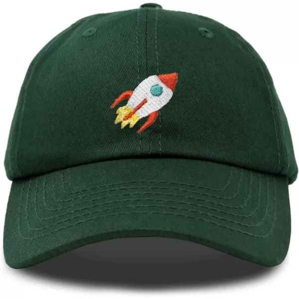 DALIX Rocket Hat Space Dad Caps Embroidered Custom Cap Cotton Hats NASA