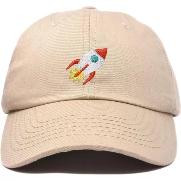 DALIX Rocket Hat Space Dad Caps Embroidered Custom Cap Cotton Hats NASA