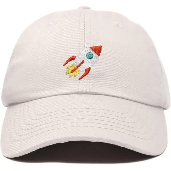 DALIX Rocket Hat Space Dad Caps Embroidered Custom Cap Cotton Hats NASA