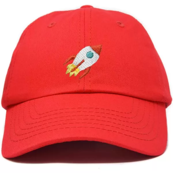 DALIX Rocket Hat Space Dad Caps Embroidered Custom Cap Cotton Hats NASA