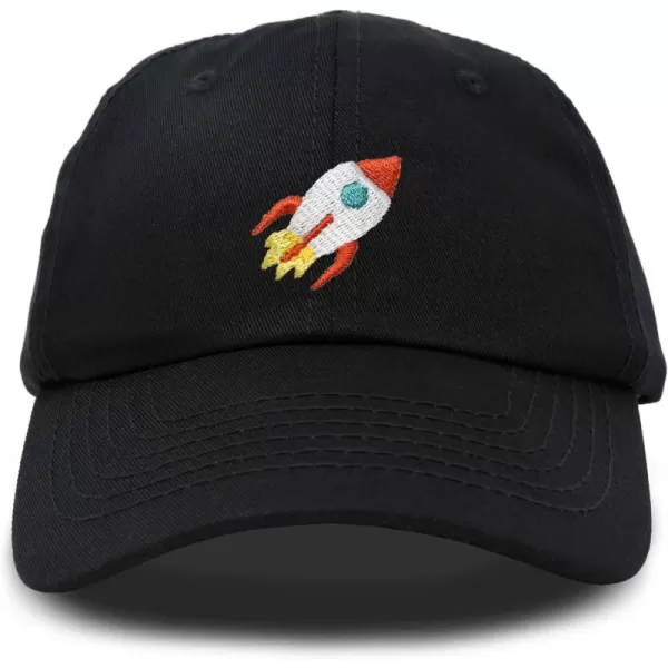 DALIX Rocket Hat Space Dad Caps Embroidered Custom Cap Cotton Hats NASA