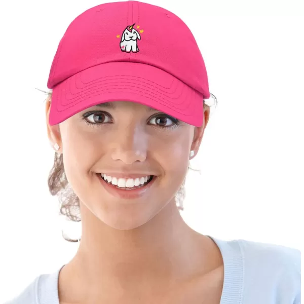 Adorable Unicorn Bunny Hat Womens Embroidered Baseball Cap