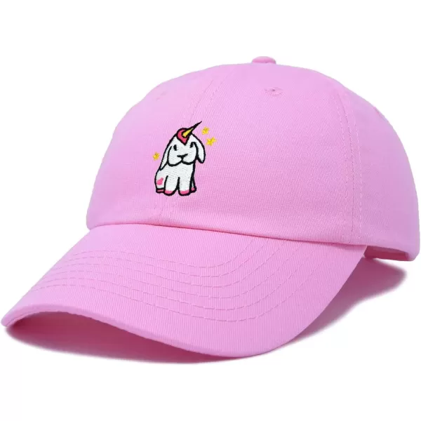 Adorable Unicorn Bunny Hat Womens Embroidered Baseball Cap