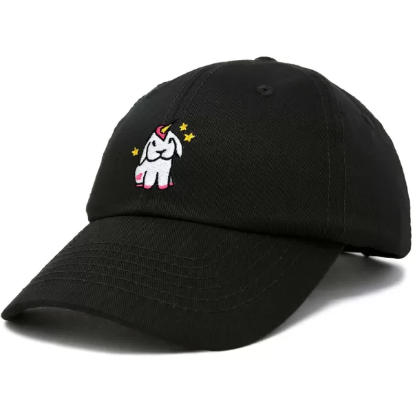 Adorable Unicorn Bunny Hat Womens Embroidered Baseball Cap