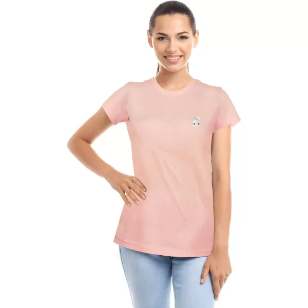 Animals Cute Bunny T-Shirt Women's Embroidered Shirt