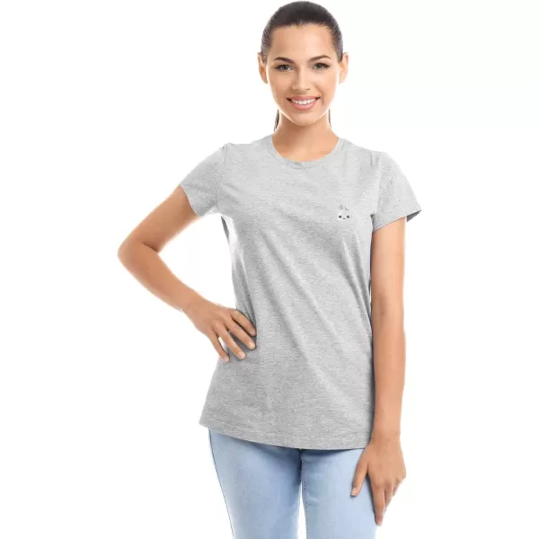 Animals Cute Bunny T-Shirt Women's Embroidered Shirt
