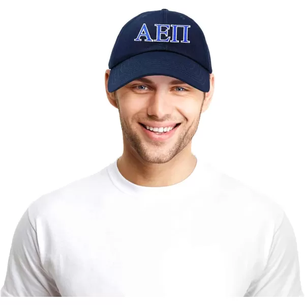 DALIX Alpha Epsilon Pi Fraternity Greek Letters Ball Cap Embroidered Hat
