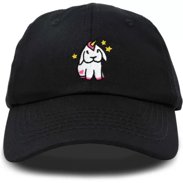 Adorable Unicorn Bunny Hat Womens Embroidered Baseball Cap