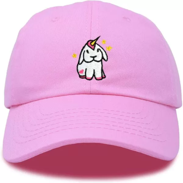 Adorable Unicorn Bunny Hat Womens Embroidered Baseball Cap