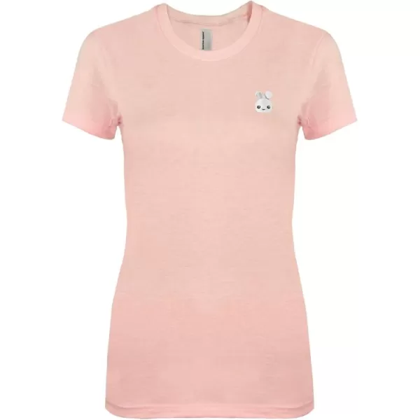 Animals Cute Bunny T-Shirt Women's Embroidered Shirt
