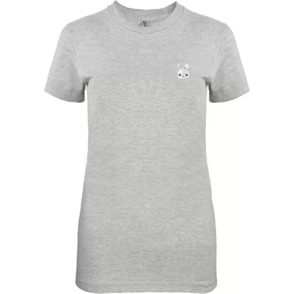 Animals Cute Bunny T-Shirt Women's Embroidered Shirt