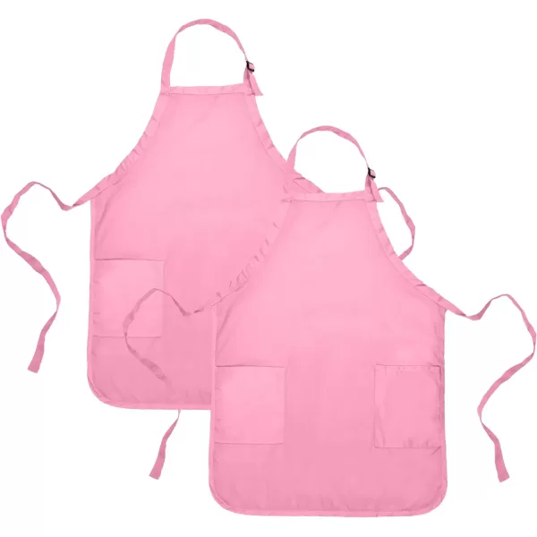 DALIX Apron Commercial Restaurant Home Bib Spun Poly Cotton Kitchen Aprons 