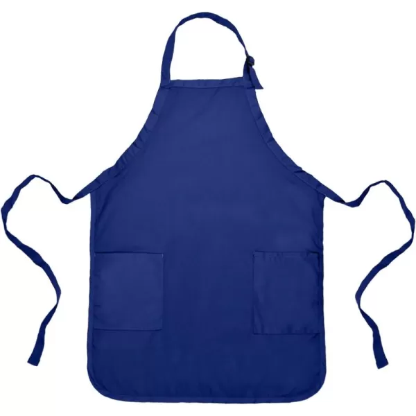 DALIX Apron Commercial Restaurant Home Bib Spun Poly Cotton Kitchen Aprons 