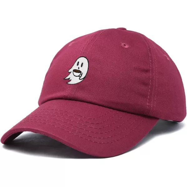 DALIX Spooke-a-Latte Ghost Cap Embroidered Coffee Cotton Baseball Hat Mens Womens
