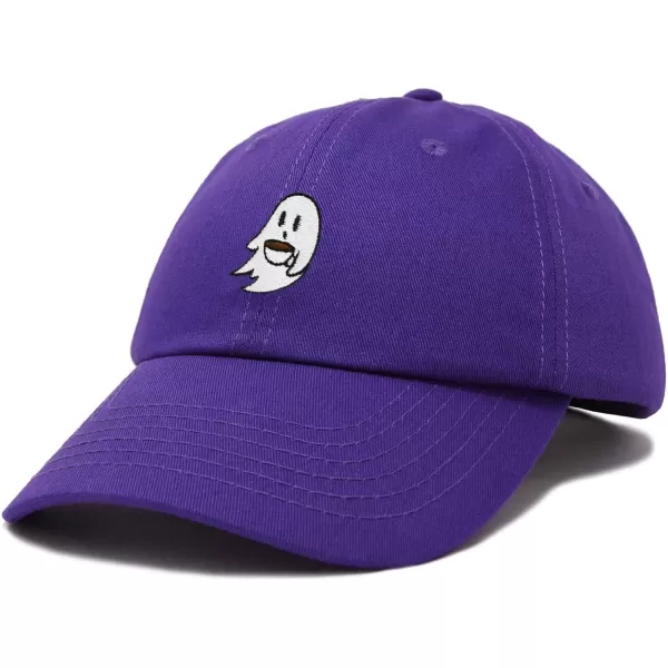 DALIX Spooke-a-Latte Ghost Cap Embroidered Coffee Cotton Baseball Hat Mens Womens