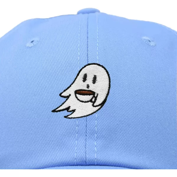 DALIX Spooke-a-Latte Ghost Cap Embroidered Coffee Cotton Baseball Hat Mens Womens