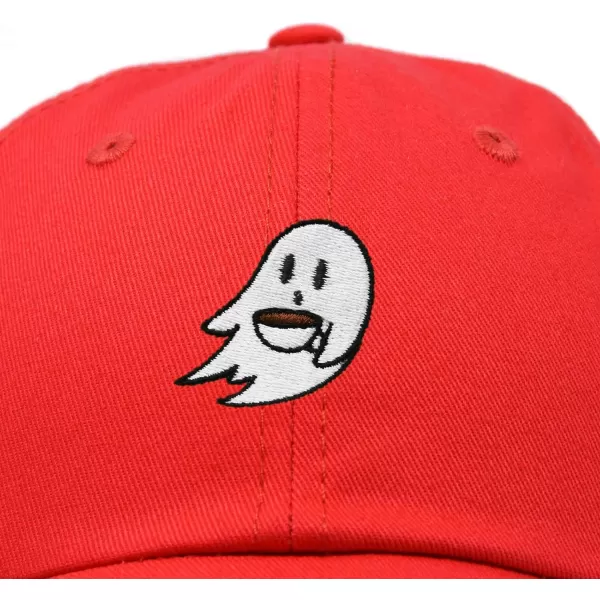 DALIX Spooke-a-Latte Ghost Cap Embroidered Coffee Cotton Baseball Hat Mens Womens