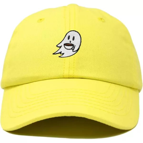 DALIX Spooke-a-Latte Ghost Cap Embroidered Coffee Cotton Baseball Hat Mens Womens