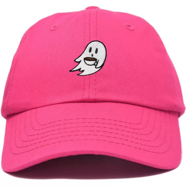 DALIX Spooke-a-Latte Ghost Cap Embroidered Coffee Cotton Baseball Hat Mens Womens