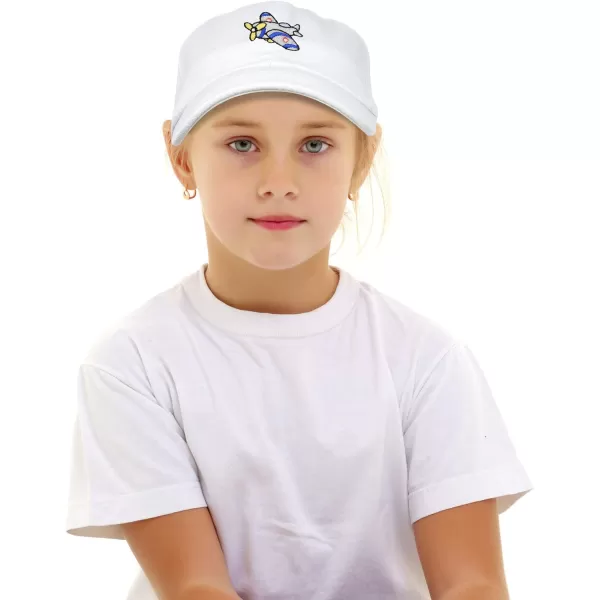 DALIX Airplane Kids Hat Baseball Cap Aviation Girls Boys
