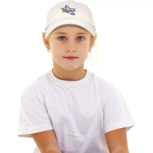 DALIX Airplane Kids Hat Baseball Cap Aviation Girls Boys