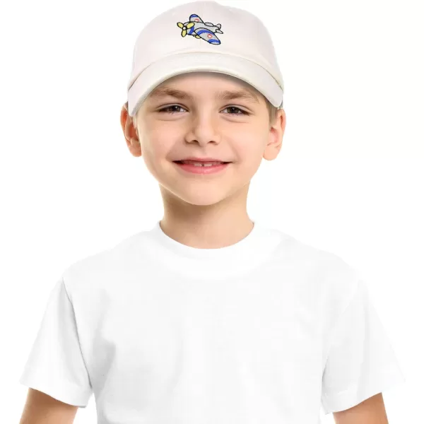 DALIX Airplane Kids Hat Baseball Cap Aviation Girls Boys