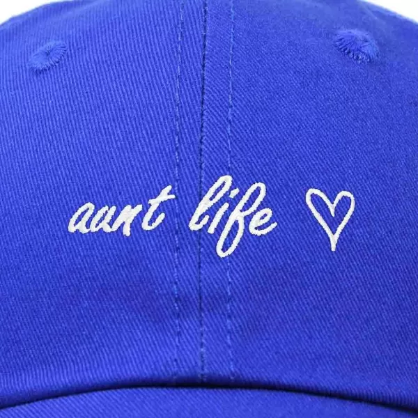 DALIX Aunt Life Embroidered Dad Hat Cotton Baseball Cap Womens