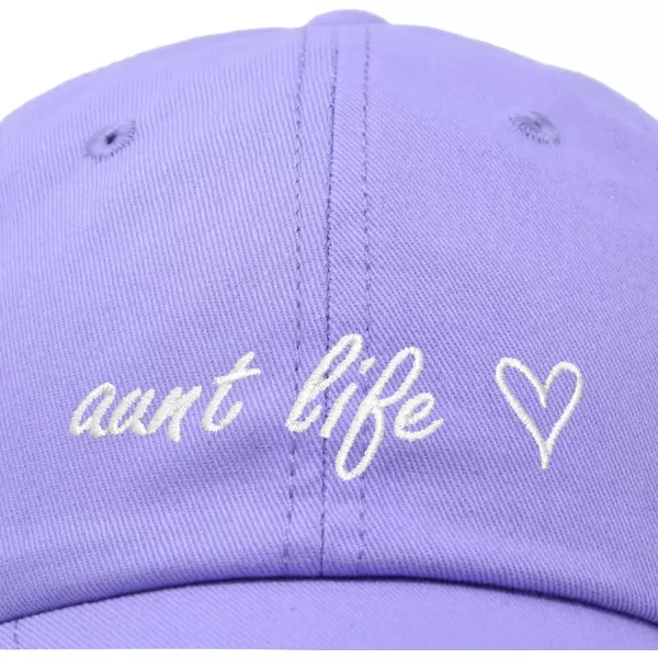DALIX Aunt Life Embroidered Dad Hat Cotton Baseball Cap Womens