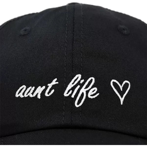 DALIX Aunt Life Embroidered Dad Hat Cotton Baseball Cap Womens