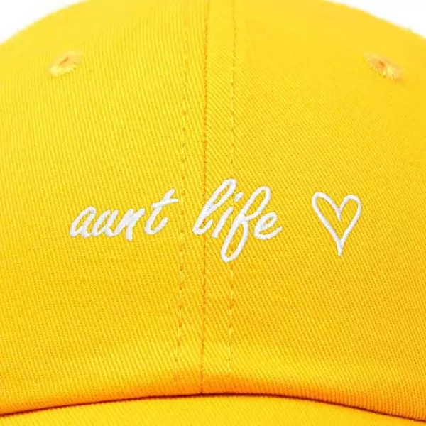 DALIX Aunt Life Embroidered Dad Hat Cotton Baseball Cap Womens