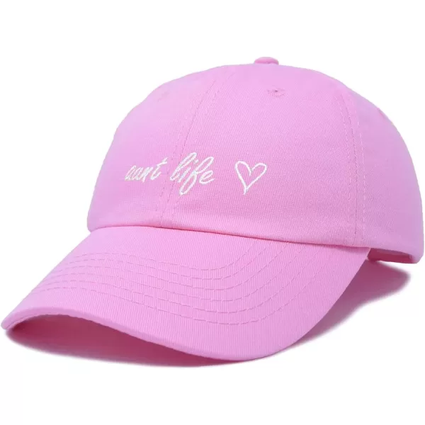 DALIX Aunt Life Embroidered Dad Hat Cotton Baseball Cap Womens