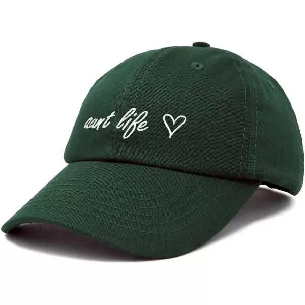 DALIX Aunt Life Embroidered Dad Hat Cotton Baseball Cap Womens