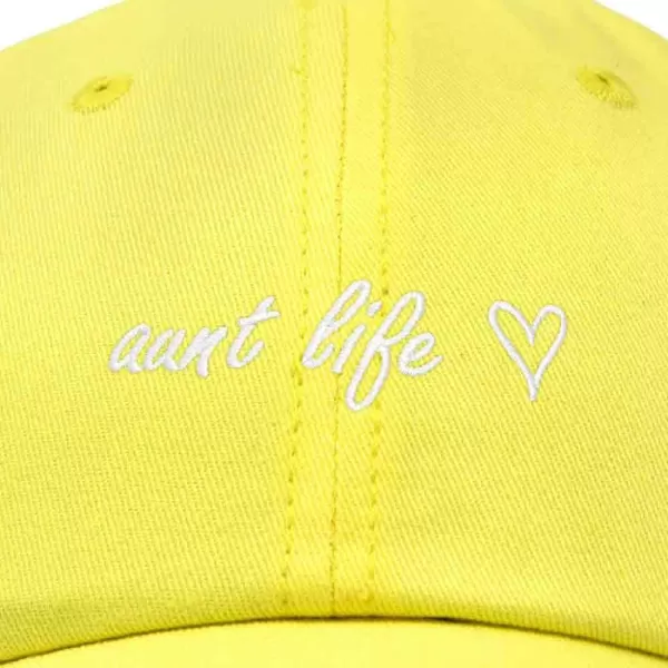 DALIX Aunt Life Embroidered Dad Hat Cotton Baseball Cap Womens