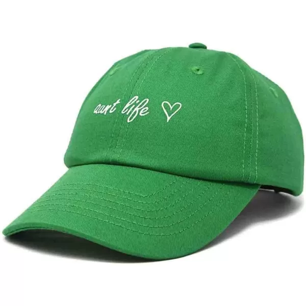 DALIX Aunt Life Embroidered Dad Hat Cotton Baseball Cap Womens