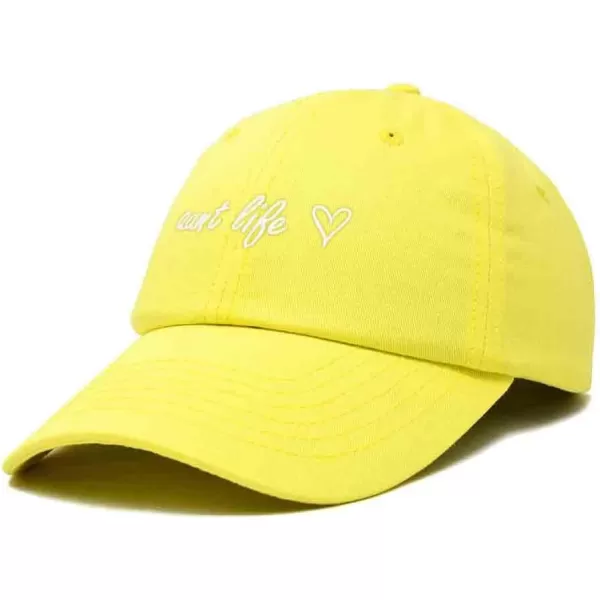 DALIX Aunt Life Embroidered Dad Hat Cotton Baseball Cap Womens