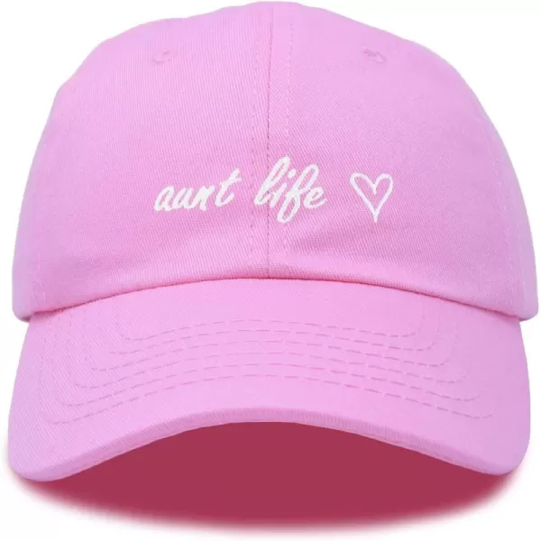DALIX Aunt Life Embroidered Dad Hat Cotton Baseball Cap Womens