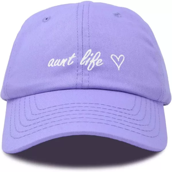DALIX Aunt Life Embroidered Dad Hat Cotton Baseball Cap Womens
