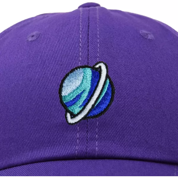 DALIX Embroidered Uranus Baseball Cap Cotton Dad Hat Men