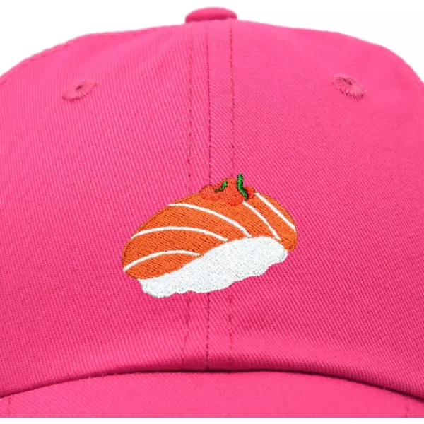 DALIX Salmon Sushi Hat Womens Embroidered Baseball Cap