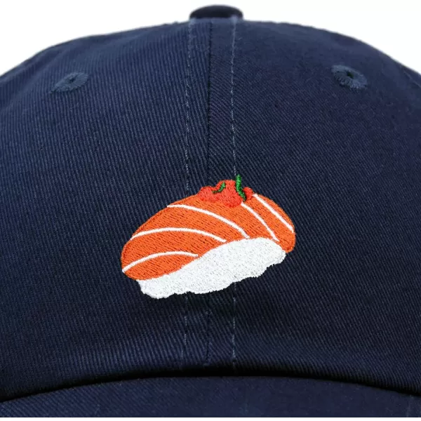 DALIX Salmon Sushi Hat Womens Embroidered Baseball Cap