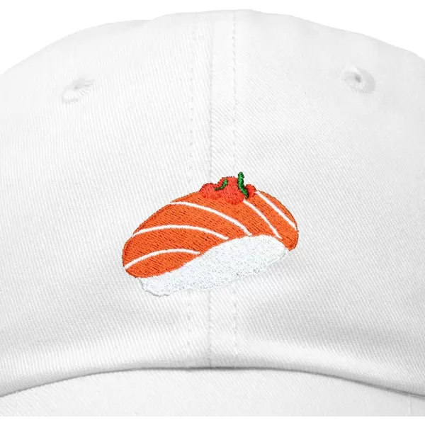 DALIX Salmon Sushi Hat Womens Embroidered Baseball Cap