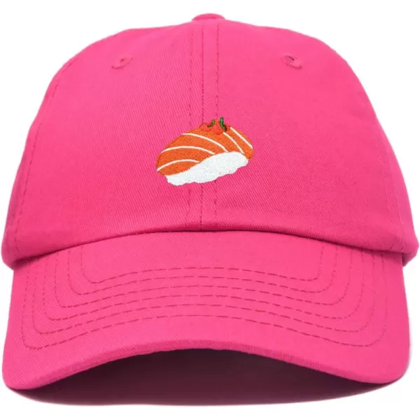 DALIX Salmon Sushi Hat Womens Embroidered Baseball Cap