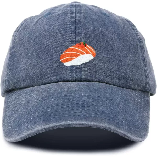 DALIX Salmon Sushi Hat Womens Embroidered Baseball Cap